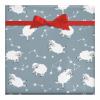 Cute Sleeping Sheeps Flying Gift Wrapping Paper Party Favor Happy Bday Wrap With Cutting Line(Print-05,58"x 23") view 4