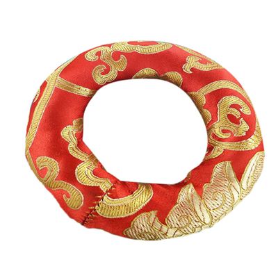 FUNOMOCYA Singing Bowl Mat Pad for Meditation Lightweight Cushion for Sound Bowls Random Colors for Home Decor and Buddhist Rituals