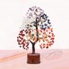 Gangesindia Seven Chakra Crystal Tree - Handmade with 7 Gemstones - Decorative Tree of Life for Wealth & Luck, Positive Energy Stone, Aura Cleansing, Home & Spiritual Dcor view 2