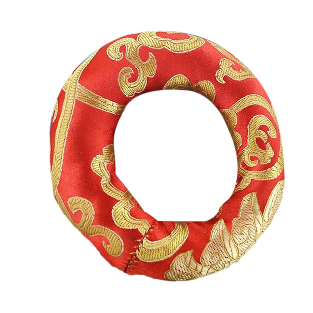 FUNOMOCYA Bowl Cushion Nepal Handmade Singing Bowl Mat Buddhist Pad Random Color