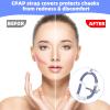 3 Pack Satin CPAP Strap Covers Soft, CPAP Hair Protector for Women, Universal and Comfort CPAP Mask Strap Covers Fit CPAP Dreamwear Headgear Strap for Reducing Red Marks and Hair Pulling (Blue-Purple) view 3