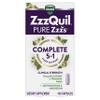 ZzzQuil Pure Zzzs Complete Sleep, Melatonin 10mg, L-Theanine, GABA, with Ashwagandha, and Magnesium, Melatonin Sleep Aid, 100 Count view 1