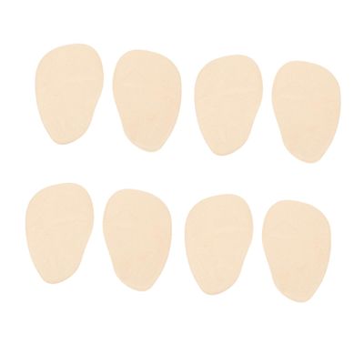 4 Pairs of Silicone Forefoot Cushions Thick PU Non-Slip High Heel Insoles Sweat-Absorbent and Pads for Women Half-Size Foot Pads