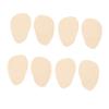 4 Pairs of Silicone Forefoot Cushions Thick PU Non-Slip High Heel Insoles Sweat-Absorbent and Pads for Women Half-Size Foot Pads view 1