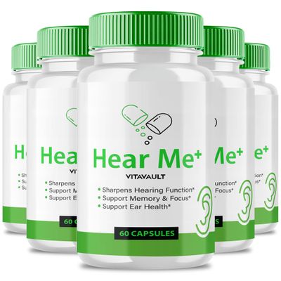 Hear Me + Capsules, HearMe+ Supplement Ear Capsules, Hear Me Plus - Maximum Strength, Hear Me Advanced Support Formula Reviews (5 Pack)