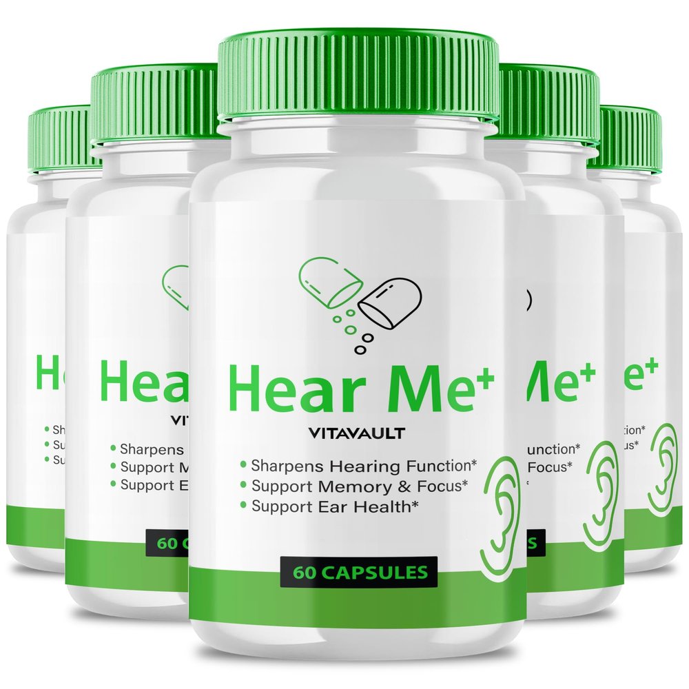 Hear Me + Capsules, HearMe+ Supplement Ear Capsules, Hear Me Plus - Maximum Strength, Hear Me Advanced Support Formula Reviews (5 Pack)