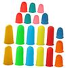 LALAFINA 20pcs Multi-Function Finger Covers Wear-Resistant Silicone Finger Protectors for Nail Practice Hand view 1