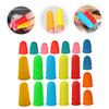 LALAFINA 20pcs Multi-Function Finger Covers Wear-Resistant Silicone Finger Protectors for Nail Practice Hand view 3