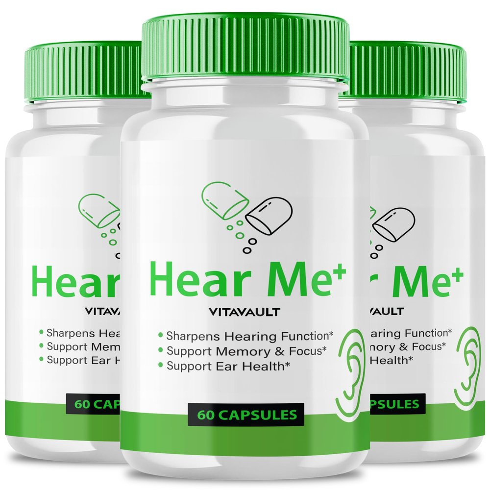 Hear Me + Capsules, HearMe+ Supplement Ear Capsules, Hear Me Plus - Maximum Strength, Hear Me Advanced Support Formula Reviews (3 Pack)