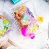 AXYEEUR 100 PCS Easter Candy Bags,Easter Bunny Self Adhesive Cookie Bags,4 Styles Clear Cellophane Treat Bag for Party Favors Supplies view 4