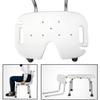 Cutout Elderly Bath Stool Shower Chair with Padded Seat for Adults Seniors Shower Bench Shower Seat Bathroom Bathtub Shower Stool Bathroom Chair view 3