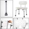 Cutout Elderly Bath Stool Shower Chair with Padded Seat for Adults Seniors Shower Bench Shower Seat Bathroom Bathtub Shower Stool Bathroom Chair view 4