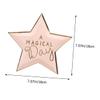 EXAOMBLE 1set Disposable Birthday Paper Trays Star Design for Party Decorations for Dessert Tables and Gatherings - Material view 2