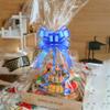 10PCS Iridescent Blue Gift Bow - Perfect Large Pull Bows for Gifts Wrapping, Man Present Decoration Birthdays Holiday and More(6 inches) view 2