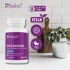 Safrel | Potassium Citrate Capsules | 500 mg Potassium Citrate + 99 mg Potassium | 500 Servings | Electrolyte Balance Support | Vegan Non-GMO | Gluten Free Halal view 3