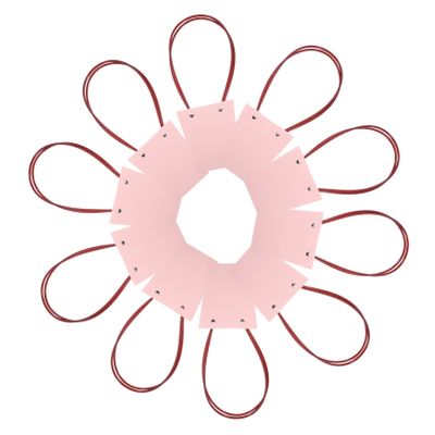 COHEALI 10pcs Kraft Paper Flower Bags Handle Bouquet Packing Bags for Weddings Valentine's Day and