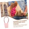 COHEALI 10pcs Kraft Paper Flower Bags Handle Bouquet Packing Bags for Weddings Valentine's Day and view 3