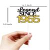 Legend Since 1965 cake topper, 60 Birthday Cake Toppers Glitter, 60 cake topper, 60th birthday decorations,60th Birthday Cake Topper 60th Anniversary Party Decorations view 2