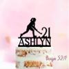 Field Hockey Cake Topper, Female Hockey Player Birthday Decoration, Personalized Cake Keepsake, Girl Sports Cake Topper, Field Hockey Party Decoration, Custom Hockey Cake Topper view 1