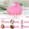 Oligei Scalp Massager 3 Pack, Shampoo Brush, Hair Scrubber for Exfoliation, Soft Silicone Brush for Hair Growth and Dandruff Removal view 2