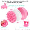 Oligei Scalp Massager 3 Pack, Shampoo Brush, Hair Scrubber for Exfoliation, Soft Silicone Brush for Hair Growth and Dandruff Removal view 3