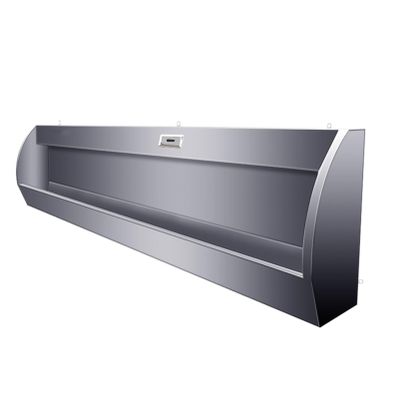UHRLGHS Male Sanitary Ware Public Toilet Urinal, Commercial Stainless Steel Large Urinal Bathroom Toilet, Lengthened 100CM Urinal Trough with Drain Pipe, for Families H(with Sensor 100CM)