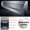 UHRLGHS Male Sanitary Ware Public Toilet Urinal, Commercial Stainless Steel Large Urinal Bathroom Toilet, Lengthened 100CM Urinal Trough with Drain Pipe, for Families H(with Sensor 100CM) view 3