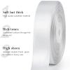 CLUEWR Silver Satin Ribbon, 1 Inch, 50 Yards view 4
