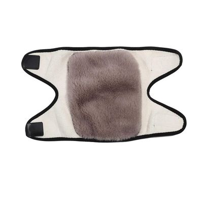 1Pc Double-Layer Outdoor Cycling Windproof Thermal Knee Braces Pad Winter Warm Leg Warmer For Skiing Running(Camel)