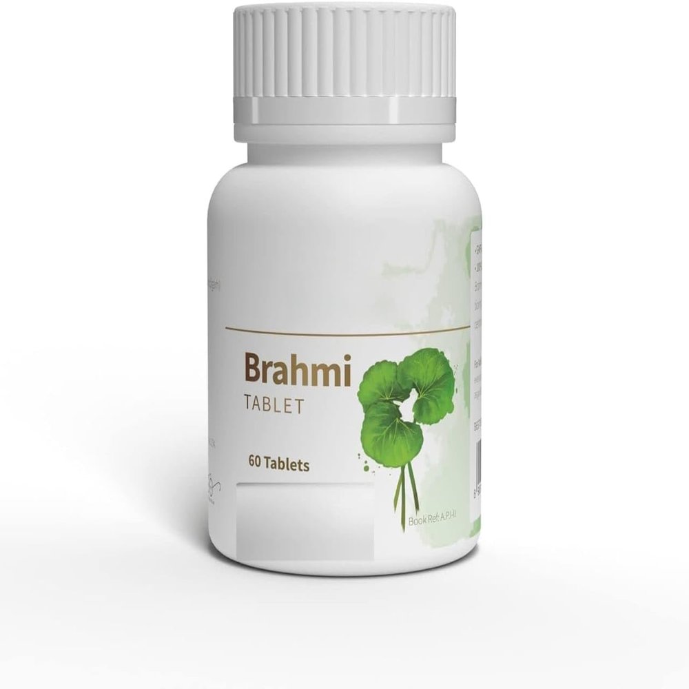 Brahmi Wellness Tablets | Improves Alertness | 100% Pure & Natural | Natural Health Supplement - 60 Vegetarian Tablets