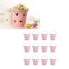 Glomora 12pcs Mini Metal Bucket, Hollow Heart Shaped Bucket with Handle for Candies Outdoor Flower Cosmetics view 2