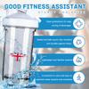Britain British Flag 18 Ounce Shaker Bottle Drink Mixer Leak-proof Pre Workout Protein Shakes Meal Replacement Shakes Bottles 500ML/18 Oz White view 2