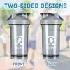 Believe in Bigfoot 2 18 Ounce Shaker Bottle Drink Mixer Leak-proof Pre Workout Protein Shakes Meal Replacement Shakes Bottles 500ML/18 Oz Gray view 3