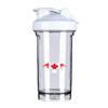 Canada Canadian Flag 18 Ounce Shaker Bottle Drink Mixer Leak-proof Pre Workout Protein Shakes Meal Replacement Shakes Bottles 500ML/18 Oz White&-3&-3&-3 view 1