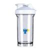 Canary Islands Flag 18 Ounce Shaker Bottle Drink Mixer Leak-proof Pre Workout Protein Shakes Meal Replacement Shakes Bottles 500ML/18 Oz White view 1