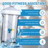 Canary Islands Flag 18 Ounce Shaker Bottle Drink Mixer Leak-proof Pre Workout Protein Shakes Meal Replacement Shakes Bottles 500ML/18 Oz White view 2