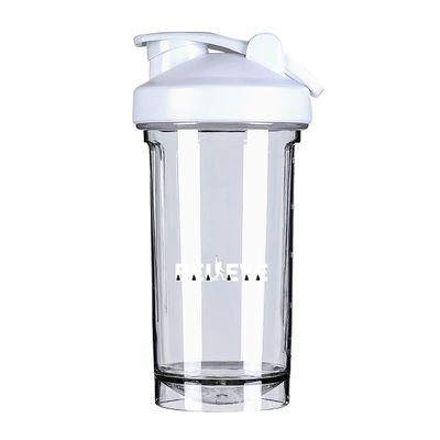 Believe in Bigfoot 18 Ounce Shaker Bottle Drink Mixer Leak-proof Pre Workout Protein Shakes Meal Replacement Shakes Bottles 500ML/18 Oz White