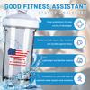 America Map Flag 1 18 Ounce Shaker Bottle Drink Mixer Leak-proof Pre Workout Protein Shakes Meal Replacement Shakes Bottles 500ML/18 Oz White&-3&-3&-3 view 2
