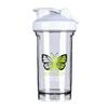 Butterfly Non Hodgkin lymphoma Cancer Awareness 18 Ounce Shaker Bottle Drink Mixer Leak-proof Pre Workout Protein Shakes Meal Replacement Shakes Bottles 500ML/18 Oz White view 1