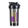 Breast Cancer Warrior Support Squad Bladder Cancer Awareness 18 Ounce Shaker Bottle Drink Mixer Leak-proof Pre Workout Protein Shakes Meal Replacement Shakes Bottles 500ML/18 Oz Black view 1