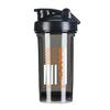 Breast Cancer Warrior Support Squad Skin Cancer Awareness 18 Ounce Shaker Bottle Drink Mixer Leak-proof Pre Workout Protein Shakes Meal Replacement Shakes Bottles 500ML/18 Oz Black&-3 view 1
