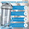 Chosen Blessed Forgiven Redeemed 18 Ounce Shaker Bottle Drink Mixer Leak-proof Pre Workout Protein Shakes Meal Replacement Shakes Bottles 500ML/18 Oz Gray view 2