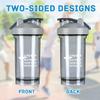 Chosen Blessed Forgiven Redeemed 18 Ounce Shaker Bottle Drink Mixer Leak-proof Pre Workout Protein Shakes Meal Replacement Shakes Bottles 500ML/18 Oz Gray view 3