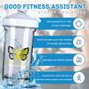 Butterfly Sarcoma Cancer Awareness 18 Ounce Shaker Bottle Drink Mixer Leak-proof Pre Workout Protein Shakes Meal Replacement Shakes Bottles 500ML/18 Oz White&-3&-3&-3 view 2