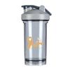 Childhood Cancer Survivor 18 Ounce Shaker Bottle Drink Mixer Leak-proof Pre Workout Protein Shakes Meal Replacement Shakes Bottles 500ML/18 Oz Gray view 1