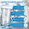0 Days Without Sarcasm 1 18 Ounce Shaker Bottle Drink Mixer Leak-proof Pre Workout Protein Shakes Meal Replacement Shakes Bottles 500ML/18 Oz White view 2