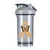 Childhood Cancer Awareness 18 Ounce Shaker Bottle Drink Mixer Leak-proof Pre Workout Protein Shakes Meal Replacement Shakes Bottles 500ML/18 Oz Gray&-3 view 1