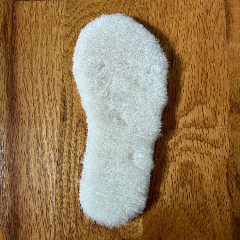 100% Natural Sheepskin Insoles, Sheepskin Insoles for Women, Hot Water Bag for Cramps, Natural, untreated, no Chemicals, no Bleach, no Dyes Sheepskin Slipper Insoles (Ecoshorn, Women Size 10)