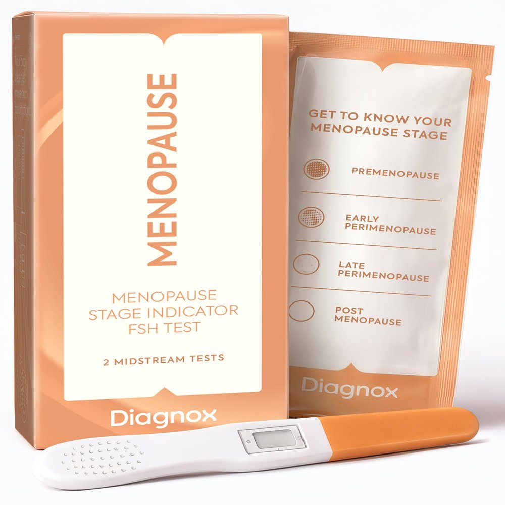 Diagnox Menopause Test Kit at Home, Midstream FSH Test Kit, 2 Pack