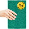 DecorRack 6 X-Large Scouring Pads 9" x 6" Extra Large Dish Pad for Heavy Duty Cleaning, 100% Bigger Than Standard Size (6 Pack) view 3